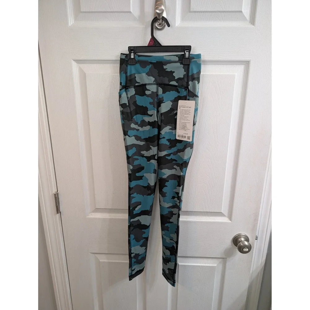 Lululemon Base Pace HR Tight Heritage 365 Camo Tidewater Leggings NWT -‎ Size 0